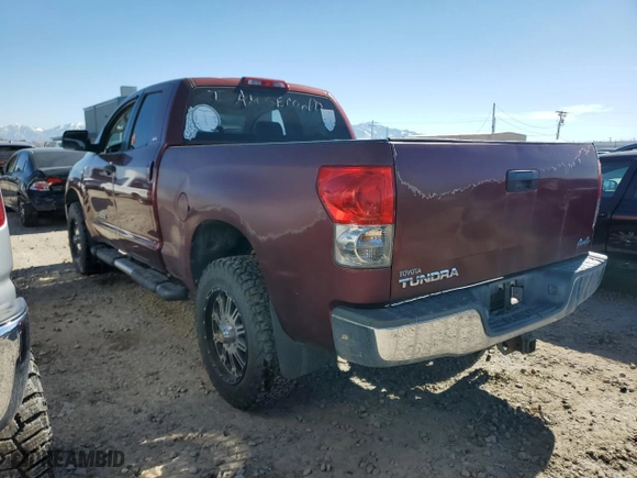 2007 Toyota Tundra SR5 with VIN 5TBBT541X7S458032, listed as a Copart auction lot 46578185 with 225,002 mi miles and Clean Title. Bid and sale history available at carsss.com. Image 2.