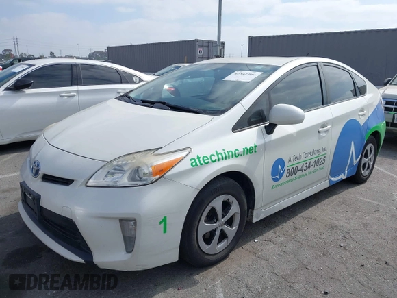 2015 Toyota Prius Four z VIN JTDKN3DU1F0445414, wystawiony jako IAAI lot #42342369 z przebiegiem 233 998 mil mil oraz . Historia ofert i sprzedaży dostępna na DreamBid. Obrazek 6.