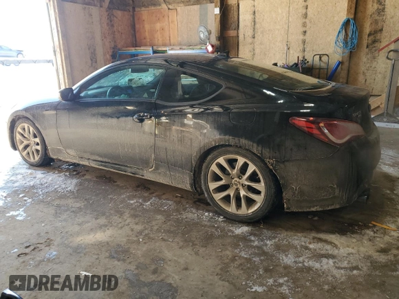 2015 Hyundai Genesis Coupe R-Spec with VIN KMHHU6KJ0FU124296, listed as a Copart auction lot 46195435 with 148,714 mi miles and Salvage title. Bid and sale history available at DreamBid. Image 2.