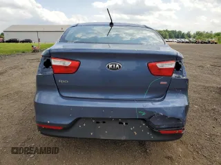 2016 Kia Rio LX with VIN KNADM4A35G6674946, listed as a Copart auction lot 56012124 with 110,647 mi miles and Salvage Title. Bid and sale history available at carsss.com. Image 6.