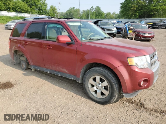 2012 Ford Escape Limited with VIN 1FMCU9E77CKB65284, listed as a Copart auction lot 59328495 with 125,774 mi miles and Clean title. Bid and sale history available at DreamBid. Image 4.