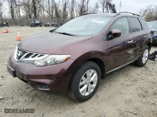 2014 Nissan Murano SL with VIN JN8AZ1MU4EW406286, listed as a Copart auction lot 46059485 with 89,633 mi miles and Salvage Title. Bid and sale history available at carsss.com. Image 1.