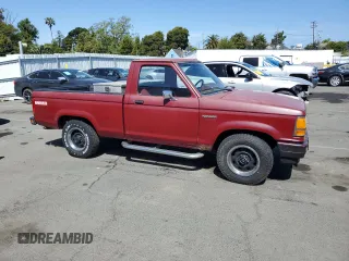 1989 Ford Ranger XLT with VIN 1FTCR10A1KUB65410, listed as a Copart auction lot 55177485 with 43,393 mi miles and Clean Title. Bid and sale history available at carsss.com. Image 4.
