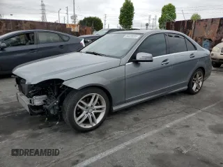2014 Mercedes-Benz C 250 Sport with VIN WDDGF4HBXEA938279, listed as a Copart auction lot 54428235 with 94,718 mi miles and Salvage title. Bid and sale history available at DreamBid. Image 1.