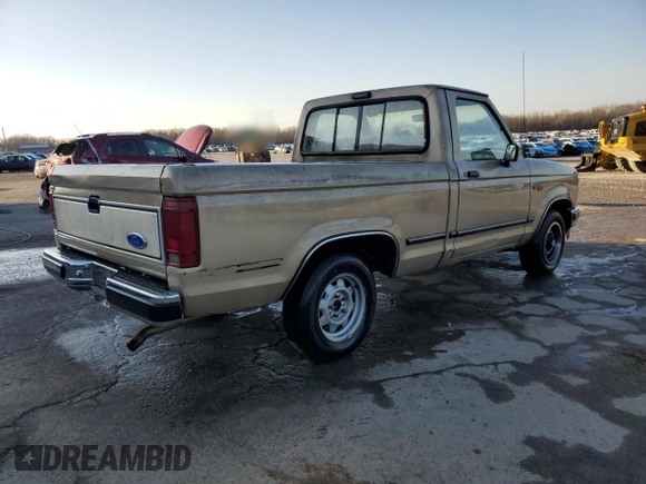 1989 Ford Ranger XL with VIN 1FTCR10AXKUC35082, listed as a Copart auction lot 42209825 with 754,095 mi miles and Salvage title. Bid and sale history available at DreamBid. Image 3.