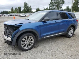 2020 Ford Explorer XLT z VIN 1FMSK8DH0LGA63799, wystawiony jako Copart lot #59457225 z przebiegiem 114 160 mil mil oraz Szkoda całkowita • Salvage title. Historia ofert i sprzedaży dostępna na DreamBid. Obrazek 1.