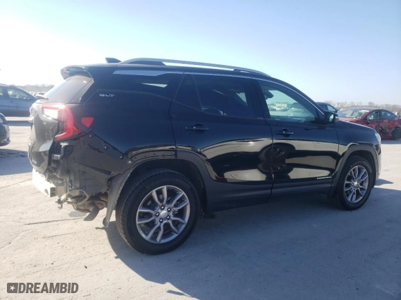 2024 GMC Terrain SLT with VIN 3GKALVEGXRL160731, listed as a Copart auction lot 48418735 with 16,653 mi miles and Salvage Title. Bid and sale history available at carsss.com. Image 3.