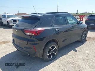 2022 Chevrolet TrailBlazer RS with VIN KL79MTSL9NB033818, listed as a IAAI auction lot 42013033 with 43,260 mi miles and . Bid and sale history available at DreamBid. Image 4.