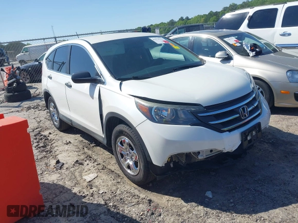 2014 Honda CR-V LX with VIN 5J6RM3H3XEL043059, listed as a IAAI auction lot 41978321 with 116,507 mi miles and . Bid and sale history available at carsss.com. Image 1.