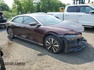 2023 Lucid Air Touring z VIN 50EA1TEA2PA005639, wystawiony jako Copart lot #89248295 z przebiegiem 853 mil mil oraz Szkoda całkowita • Salvage title. Historia ofert i sprzedaży dostępna na DreamBid. Obrazek 4.
