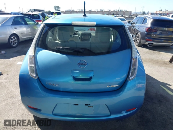2011 Nissan LEAF SL-e with VIN JN1AZ0CP5BT007243, listed as a IAAI auction lot 41656364 with 36,042 mi miles. Bid and sale history available at carsss.com. Image 16.