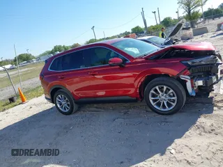 2023 Honda CR-V EX-L with VIN 2HKRS4H7XPH414555, listed as a IAAI auction lot 41782571 with 16,233 mi miles. Bid and sale history available at carsss.com. Image 13.
