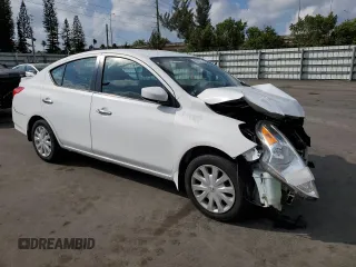 2019 Nissan Versa SV with VIN 3N1CN7AP5KL807304, listed as a Copart auction lot 48010775 with 93,496 mi miles and Non repairable. Bid and sale history available at DreamBid. Image 4.