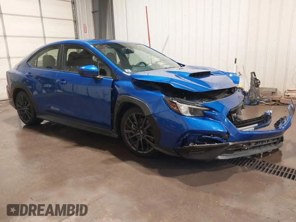 2022 Subaru WRX Premium with VIN JF1VBAF64N9033125, listed as a IAAI auction lot 41894038 with 20,847 mi miles and . Bid and sale history available at DreamBid. Image 1.