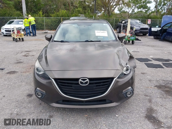 2015 Mazda 3 S Grand Touring with VIN JM1BM1M35F1264244, listed as a IAAI auction lot 41674683 with 119,684 mi miles and . Bid and sale history available at DreamBid. Image 6.