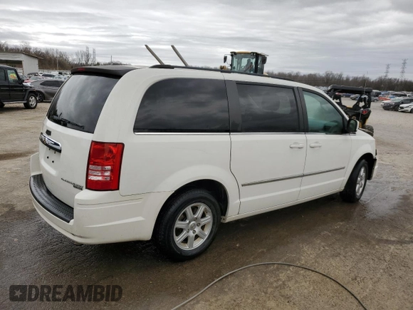 2010 Chrysler Town & Country Touring with VIN 2A4RR5DXXAR329758, listed as a Copart auction lot 48038975 with 86,975 mi miles and Salvage Title. Bid and sale history available at carsss.com. Image 3.