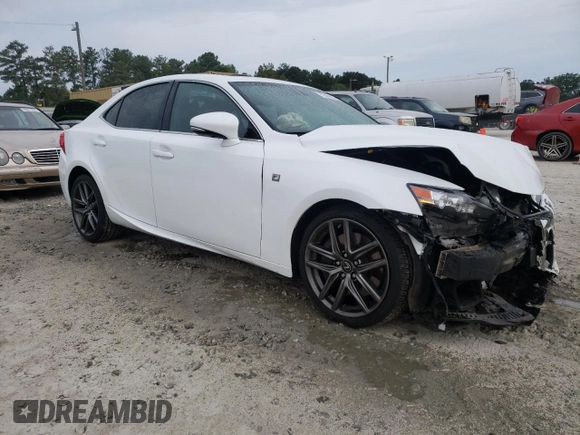 2016 Lexus IS 350 with VIN JTHCE1D23G5012266, listed as a Copart auction lot 70560524 with 52,421 mi miles and Salvage Title. Bid and sale history available at DreamBid. Image 4.