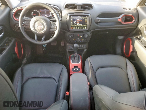 2022 Jeep Renegade Trailhawk with VIN ZACNJDC19NPN63173, listed as a Copart auction lot 52778065 with 18,988 mi miles and Salvage Title. Bid and sale history available at DreamBid. Image 8.