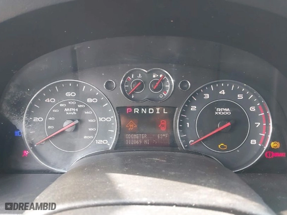2008 Pontiac Torrent with VIN 2CKDL33F486024307, listed as a IAAI auction lot 41728099 with 312069 miles. Bid and sale history available at carsss.com. Image 7.