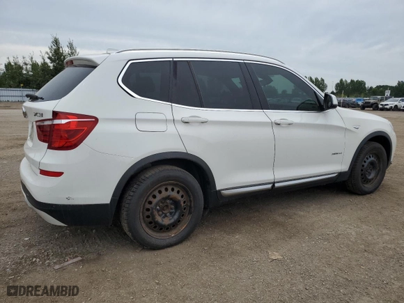 2015 BMW X3 xDrive28i with VIN 5UXWX9C55F0D59596, listed as a Copart auction lot 65192624 with 208,834 mi miles and Non Repairable. Bid and sale history available at carsss.com. Image 3.