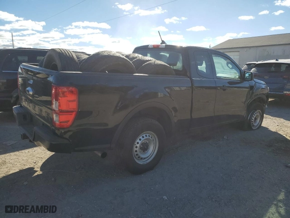 2022 Ford Ranger XL with VIN 1FTER1EH6NLD30201, listed as a Copart auction lot 74022244 with 27,093 mi miles and Clean Title. Bid and sale history available at carsss.com. Image 3.