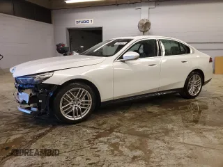 2025 BMW 5 Series 530i xDrive with VIN WBA53FJ04SCT20838, listed as a Copart auction lot 43224395 with 11,952 mi miles and Clean Title. Bid and sale history available at carsss.com. Image 1.