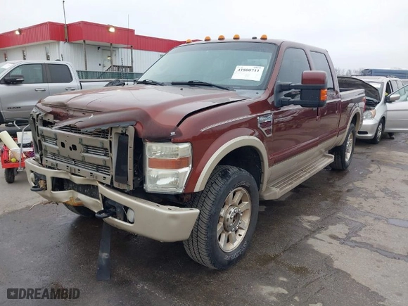 2008 Ford Super Duty F-250 SRW XL with VIN 1FTSW21RX8EB13274, listed as a IAAI auction lot 41800711 with 277,049 mi miles. Bid and sale history available at carsss.com. Image 2.