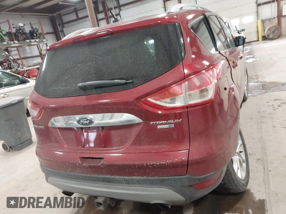 2014 Ford Escape Titanium with VIN 1FMCU9J9XEUA51732, listed as a IAAI auction lot 41542867 with 44,141 mi miles. Bid and sale history available at carsss.com. Image 16.