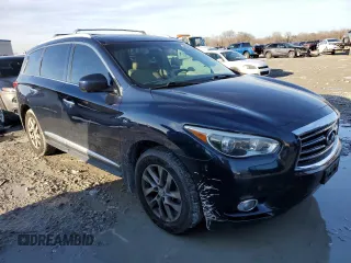 2015 Infiniti QX60 with VIN 5N1AL0MM1FC532353, listed as a Copart auction lot 43291125 with 87,530 mi miles and Salvage title. Bid and sale history available at DreamBid. Image 4.