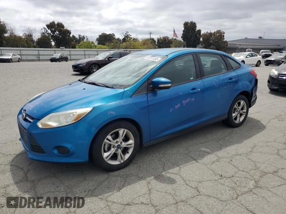 2013 Ford Focus SE with VIN 1FADP3F24DL264694, listed as a Copart auction lot 54161495 with 158,732 mi miles and Salvage Title. Bid and sale history available at carsss.com. Image 1.