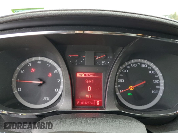 2016 GMC Terrain SLE with VIN 2GKFLSEK6G6262666, listed as a Copart auction lot 50345275 with 93,227 mi miles and Salvage Title. Bid and sale history available at DreamBid. Image 9.