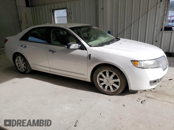 2010 Lincoln MKZ with VIN 3LNHL2GC3AR643316, listed as a Copart auction lot 46619325 with Not Provided miles and Salvage Title. Bid and sale history available at DreamBid. Image 4.