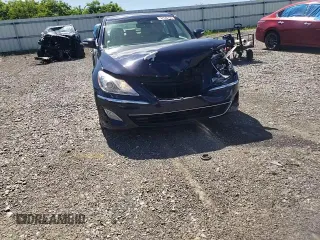 2013 Hyundai Genesis 3.8L with VIN KMHGC4DDXDU235932, listed as a Copart auction lot 57728705 with 140,778 mi miles and Salvage title. Bid and sale history available at DreamBid. Image 11.