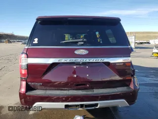 2020 Ford Expedition Max Platinum with VIN 1FMJK1MT4LEA10199, listed as a Copart auction lot 49815305 with 47,723 mi miles and Salvage title. Bid and sale history available at DreamBid. Image 6.