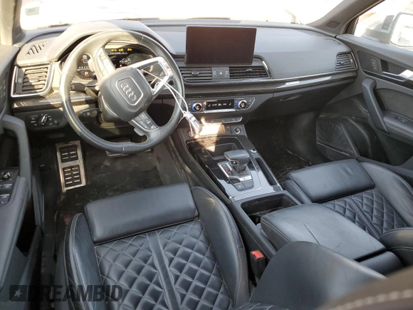 2021 Audi SQ5 Premium Plus with VIN WA1B4AFY7M2035672, listed as a Copart auction lot 74960434 with 25,217 mi miles and Salvage Title. Bid and sale history available at DreamBid. Image 8.