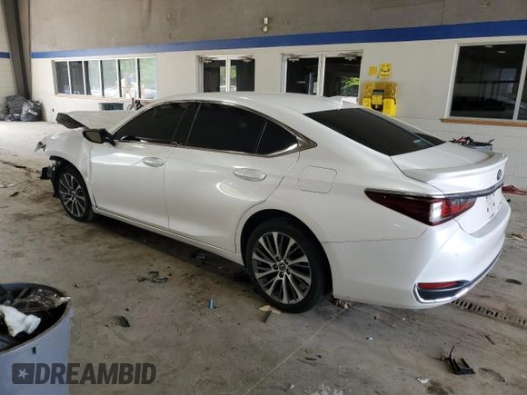 2021 Lexus ES 250 with VIN 58AD11D14MU003218, listed as a Copart auction lot 59742045 with Not provided miles and Salvage title. Bid and sale history available at DreamBid. Image 2.