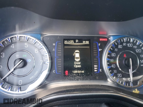 2015 Chrysler 200 Limited with VIN 1C3CCCAB5FN621403, listed as a Copart auction lot 52049245 with 129,154 mi miles and Salvage Title. Bid and sale history available at DreamBid. Image 9.