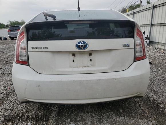 2012 Toyota Prius One with VIN JTDKN3DU1C1527309, listed as a Copart auction lot 55328605 with 248,311 mi miles and Clean Title. Bid and sale history available at carsss.com. Image 6.
