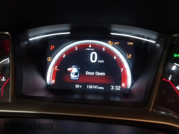 2019 Honda Civic Sport with VIN 2HGFC2F89KH557466, listed as a IAAI auction lot 42335216 with 138,747 mi miles and . Bid and sale history available at DreamBid. Image 7.