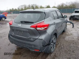 2019 Nissan Kicks S with VIN 3N1CP5CU7KL547182, listed as a IAAI auction lot 41754276 with 53,979 mi miles and . Bid and sale history available at carsss.com. Image 4.