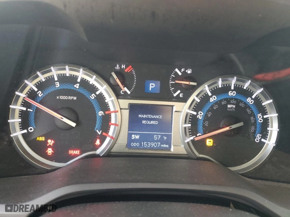 2017 Toyota 4Runner SR5 with VIN JTEZU5JR7H5149201, listed as a Copart auction lot 49825115 with 153,907 mi miles and Salvage Title. Bid and sale history available at carsss.com. Image 9.