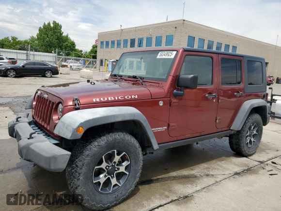 2010 Jeep Wrangler Unlimited Rubicon with VIN 1J4BA6H14AL115460, listed as a Copart auction lot 58349925 with Not provided miles and Salvage title. Bid and sale history available at DreamBid. Image 1.