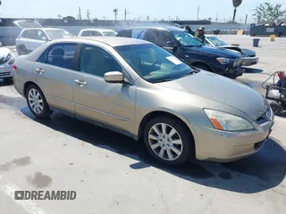 2003 Honda Accord LX with VIN JHMCM56383C015850, listed as a IAAI auction lot 42679361 with 199,986 mi miles and . Bid and sale history available at DreamBid. Image 1.
