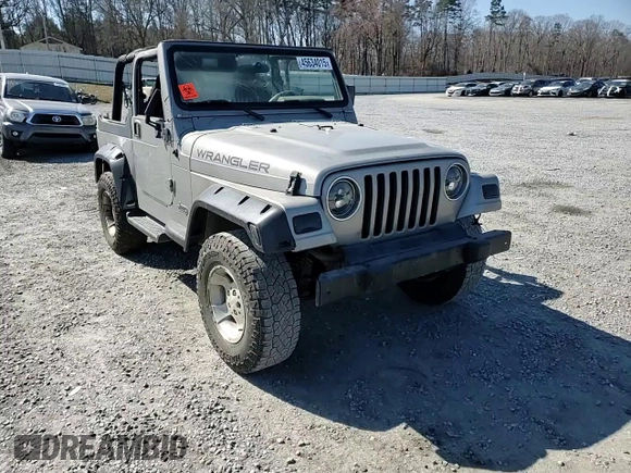 2001 Jeep Wrangler SE with VIN 1J4FA29P21P329675, listed as a Copart auction lot 45634015 with 191,625 mi miles and Salvage Title. Bid and sale history available at carsss.com. Image 11.