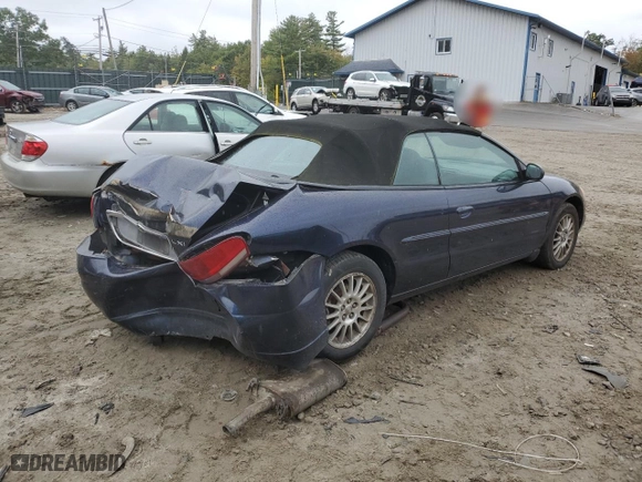 2004 Chrysler Sebring LXi with VIN 1C3EL55R14N177834, listed as a Copart auction lot 73147794 with 147,586 mi miles and Salvage Title. Bid and sale history available at carsss.com. Image 3.