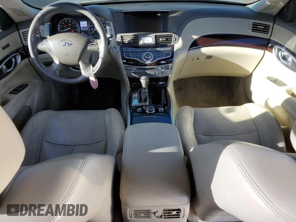 2013 Infiniti M37 with VIN JN1BY1AP9DM511467, listed as a Copart auction lot 73783654 with 220,554 mi miles and Salvage Title. Bid and sale history available at carsss.com. Image 8.