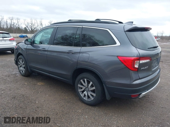 2020 Honda Pilot EX-L z VIN 5FNYF6H53LB059294, wystawiony jako IAAI lot #41910511 z przebiegiem 55 737 mil mil oraz . Historia ofert i sprzedaży dostępna na DreamBid. Obrazek 3.