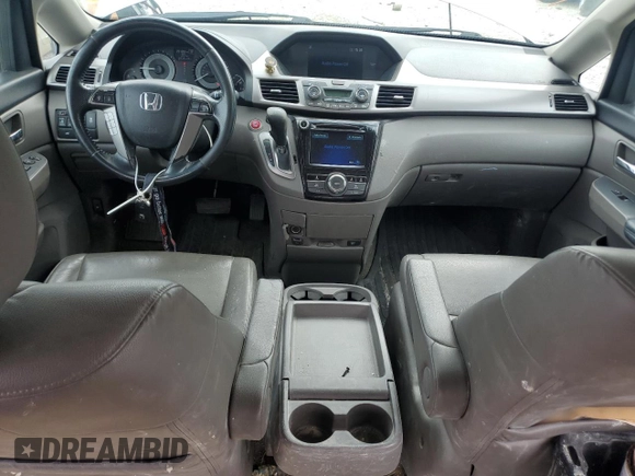 2016 Honda Odyssey EX-L with VIN 5FNRL5H65GB040719, listed as a Copart auction lot 54587295 with 231,302 mi miles and Salvage Title. Bid and sale history available at DreamBid. Image 8.