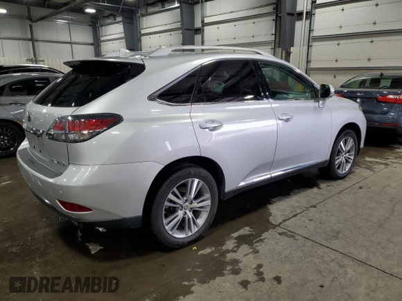 2015 Lexus RX 450h z VIN 2T2BC1BAXFC003493, wystawiony jako Copart lot #53108295 z przebiegiem 60 166 mil mil oraz Szkoda całkowita • Salvage title. Historia ofert i sprzedaży dostępna na DreamBid. Obrazek 3.