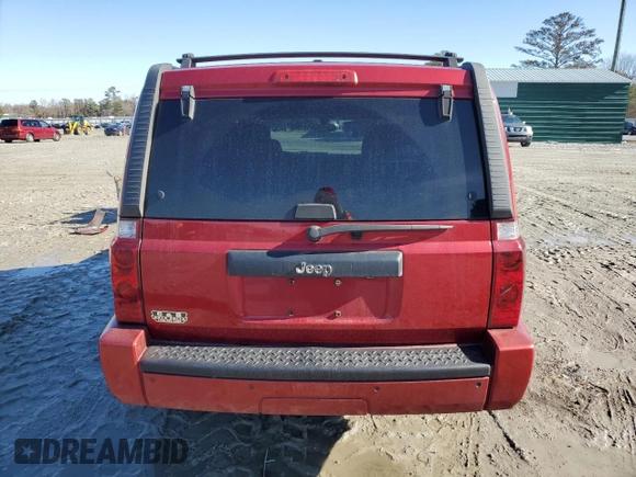 2009 Jeep Commander Sport with VIN 1J8HH48K49C558169, listed as a Copart auction lot 42784775 with 191,488 mi miles and Salvage title. Bid and sale history available at DreamBid. Image 6.